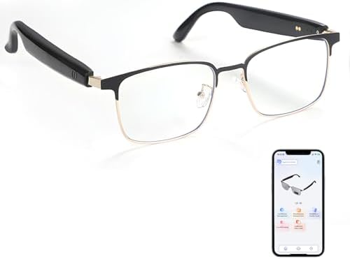 Lunettes Intelligentes IA avec Traduction Instantanée (110+ Langues) – Lunettes Connectées Bluetooth avec Lentilles Polarisées Photochromiques, Interprétation Simultanée et Appels Mains Libres