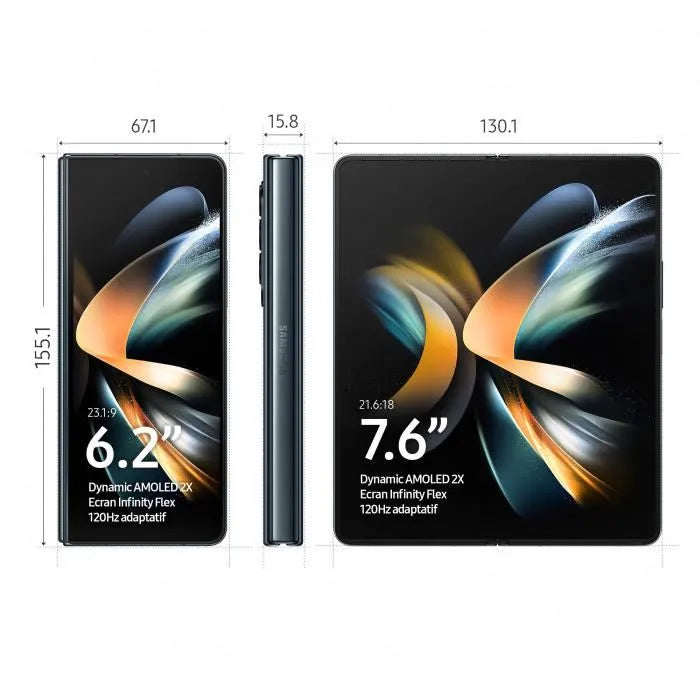 Samsung Galaxy Z Fold4 5G – 256 Go – Édition Anthracite – Smartphone Pliable Haut de Gamme