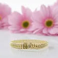 L'Atelier d'Azur – Bracelet Maille Américaine en Or Jaune 18K