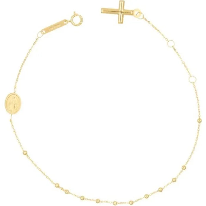 Bracelet Rosaire Femme Or Jaune 750/000 18K – Collection L'ATELIER D'AZUR