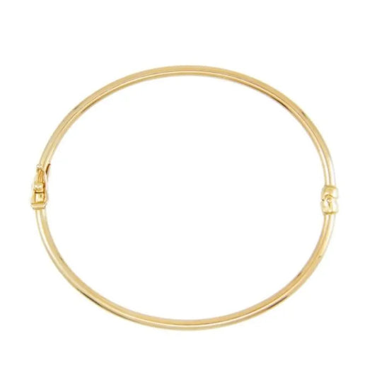 Jonc en Or Jaune 18K pour Femme – Élégance Intemporelle