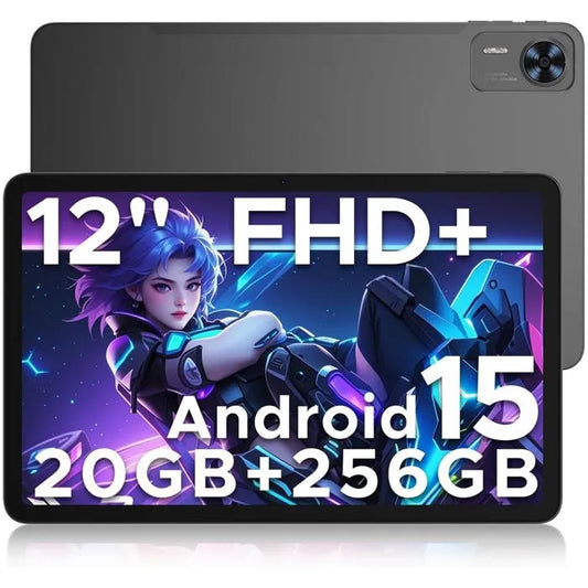 Tablette Tactile 12" FHD+ avec Carte SIM, Android 15