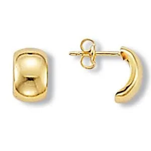 SF Bijoux – Puces d’Oreilles en Or Jaune 750/1000 – 6 mm