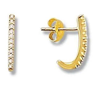 SF Bijoux – Boucles d’oreilles Or Jaune & Véritables Diamants